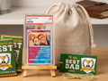 Father's Day Gift Ready Bundle - Champion Dad gift bag with chocolate and tag